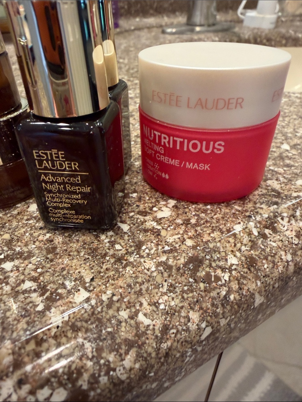 Estee Lauder skincare set with gold and pink accents - Picture 5 of 6